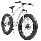 26-Inch Wheeled Fat Tire Mountain Bike Featuring a 21-Speed System, Constructed with a High Carbon Steel Frame, Equipped with Double Disc Brakes And Front Suspension for Enhanced Grip