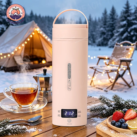 1 Set 15.22Oz Travel Electric Kettle And Portable Small Kettle Water Boiler, Safe Rapid Boiling Technology, Multi-Function with Smart Temperature Control, Auto Shut-Off Boil-Dry Protection, Bpa-Free