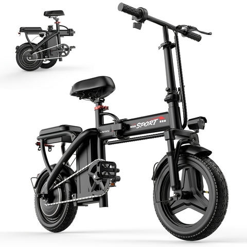 Foldable Electric Bike for Adults, 14\
