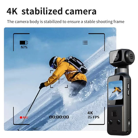 4K Action Camera with 1.33\