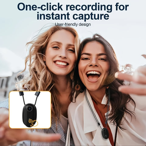 Mini WIFI Action Camera in 1080P\u002F4K UHD with 32&128GB Storage Options, Designed for Portability. This Wearable Video Recorder Comes with a Magnetic Lanyard, Helmet Mount, And Is Suitable for Biking, Motorcycling, Pet Activities, And Vlogging