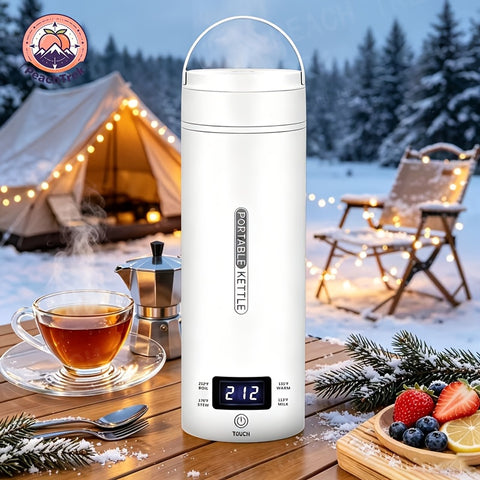 1 Set 15.22Oz Travel Electric Kettle And Portable Small Kettle Water Boiler, Safe Rapid Boiling Technology, Multi-Function with Smart Temperature Control, Auto Shut-Off Boil-Dry Protection, Bpa-Free