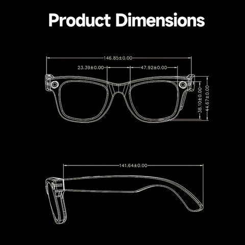 Valentine'S Day Present: Half-Rimmed 4K Camera Glasses Featuring AI Smart Technology for Real-Time Translation And Object Recognition, Open-Ear Audio, a Lightweight Design, And a Battery Life of Up to 8 Hours, Perfect for Outdoor Cycling, Work