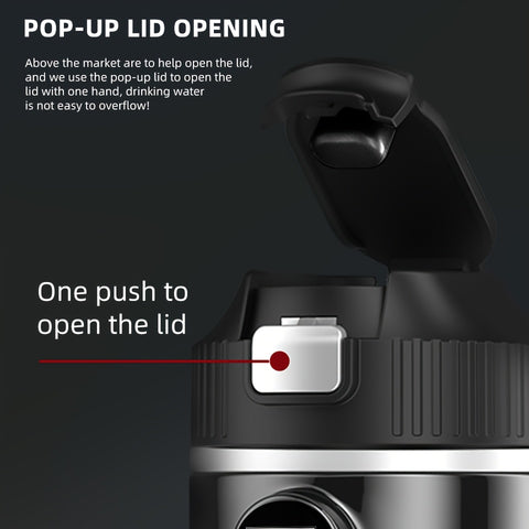Electric Car Kettle, 12V\u002F24V Portable Travel Mug, Multi-Temperature Control, 304 Food-Grade Stainless Steel, Anti-Scald Design, for Commuting, Outdoor, Road Trips, Camping, Daily Use