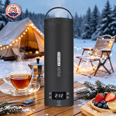 1 Set 15.22Oz Travel Electric Kettle And Portable Small Kettle Water Boiler, Safe Rapid Boiling Technology, Multi-Function with Smart Temperature Control, Auto Shut-Off Boil-Dry Protection, Bpa-Free