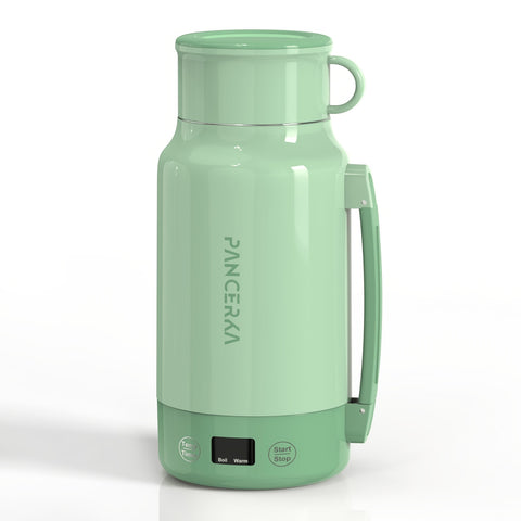 PANCERKA 1pc 33.81oz Portable Electric Kettle - 400W High Power, Multi-Function (Boil, Warm), 304 Stainless Steel, Fast Heating, Smart Temperature Control, Safe & Easy to Clean, Perfect for Travel & Home Use