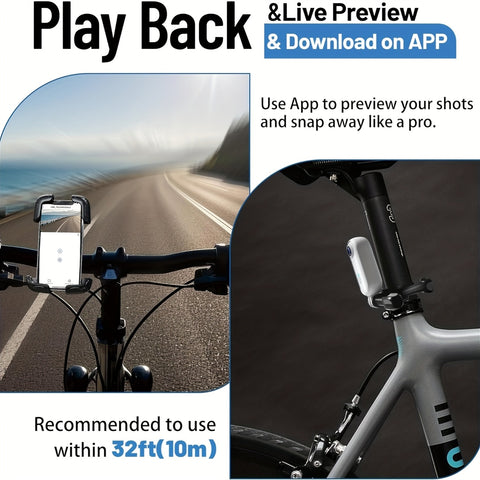 Mini WIFI Action Camera in 1080P\u002F4K UHD with 32&128GB Storage Options, Designed for Portability. This Wearable Video Recorder Comes with a Magnetic Lanyard, Helmet Mount, And Is Suitable for Biking, Motorcycling, Pet Activities, And Vlogging